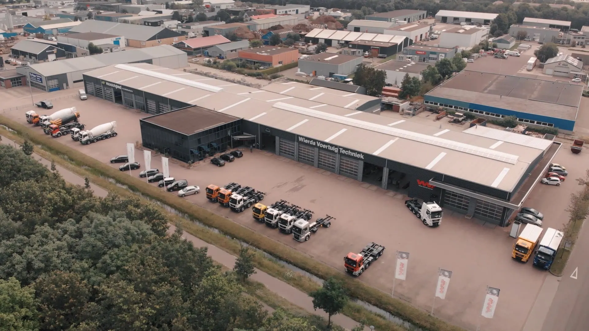 Wierda Bedrijfswagens Droneshot